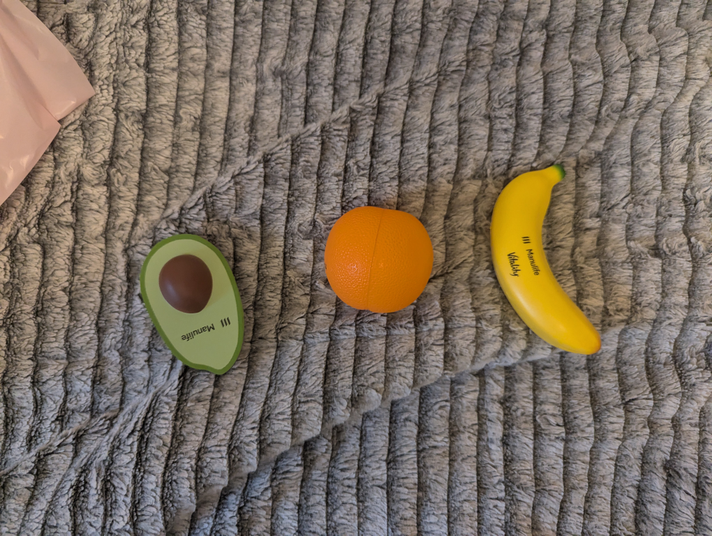 Manulife Vitality Fruit Stress Toys
