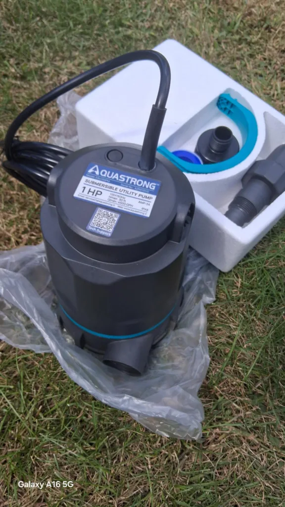 AquaStrong Submersible Utility Pump - 1 HP thumbnail