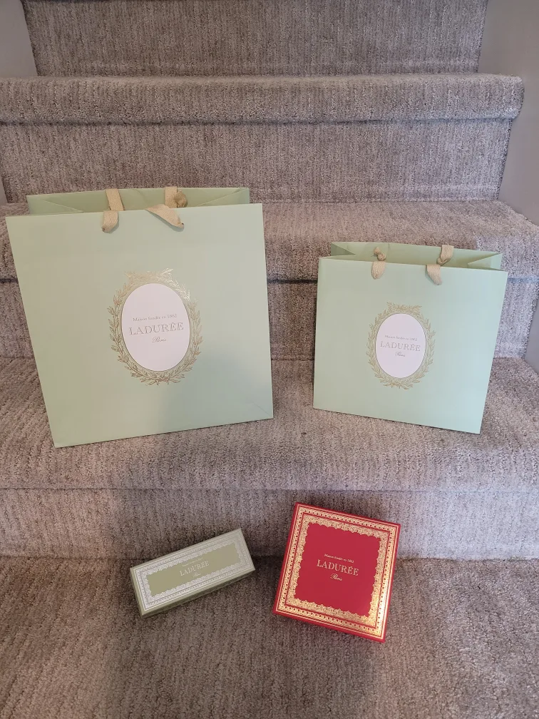 Laduree Empty Gift Boxes and Bags -Empty thumbnail