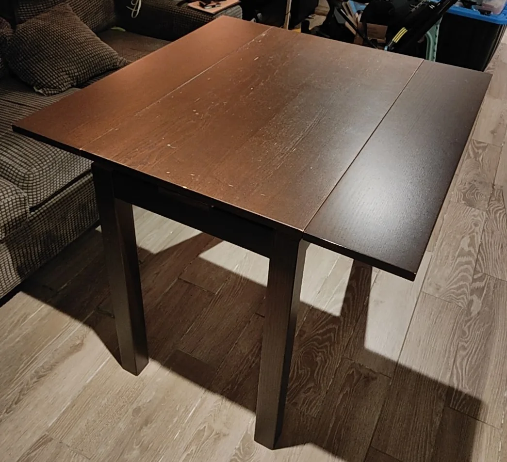 Brown Extendable Dining Table thumbnail
