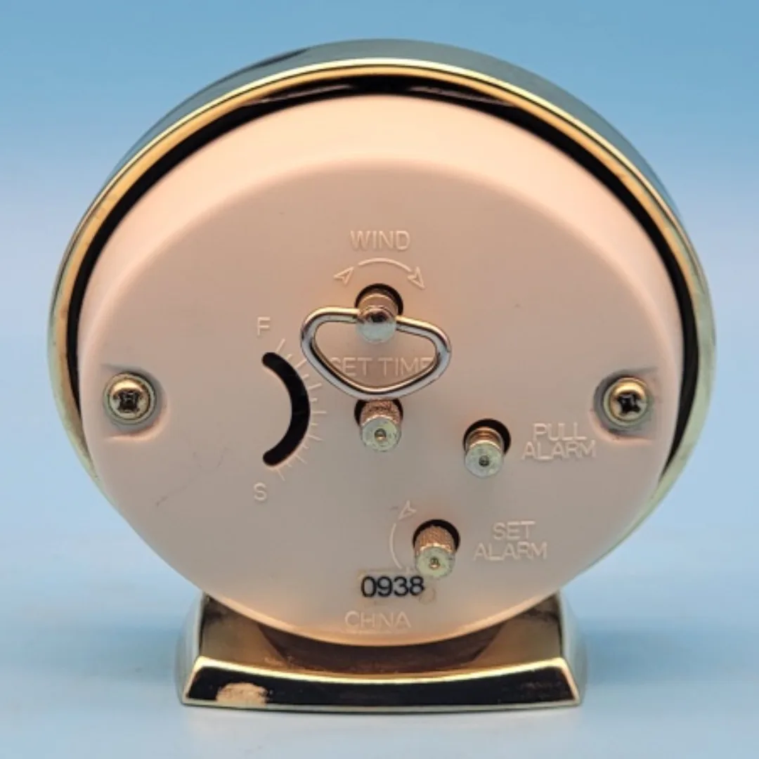 🥳VGC🤩 Westclox BABY BEN ALARM CLOCK 3.25" Wind-up image indicator(5)