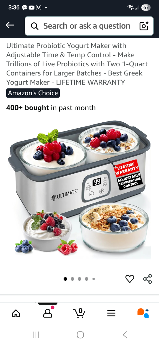 Ultimate Probiotic Yogurt Maker with Containers