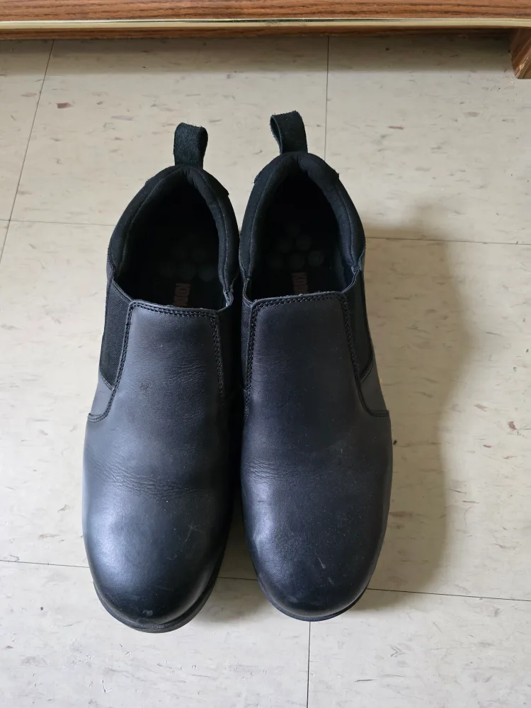 Kodiak Comfortzone Black Leather Safety Shoes