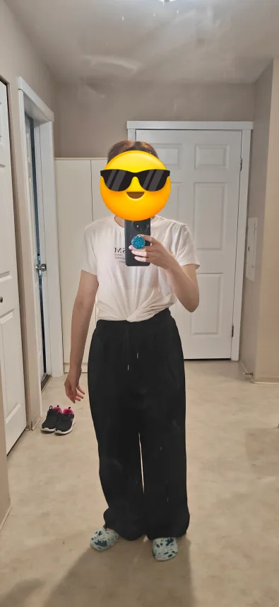 Black Lounge Pants 💖🧡 image indicator(3)