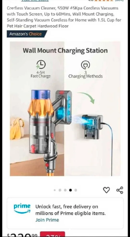 Sunsare Cordless Vaccuum Cleaner image indicator(9)