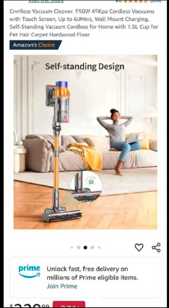 Sunsare Cordless Vaccuum Cleaner image indicator(10)
