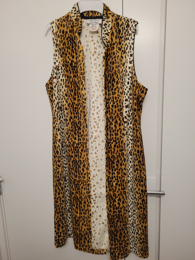 Michael Phillips Leopard Print Vest
