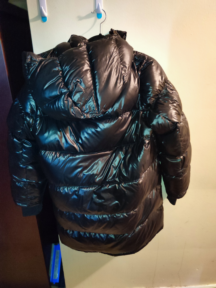 Super Puff Black Puffer Jacket Size L - photo 5