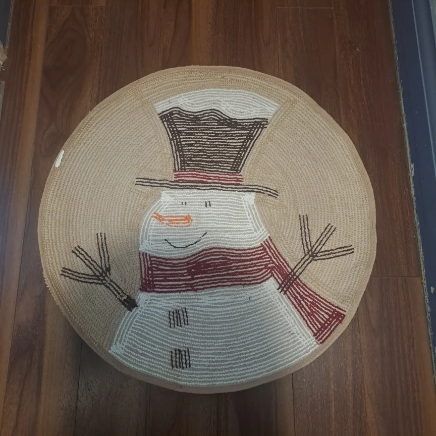 Christmas Snowman Area Rug image indicator(2)