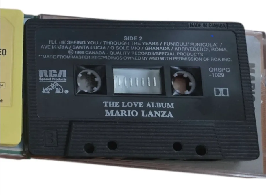Vintage Audio Cassette Tapes - Willy Schneider, Mario Lanza image indicator(4)