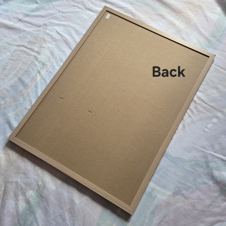 Wooden Frame Cork Board with Pins - photo 3