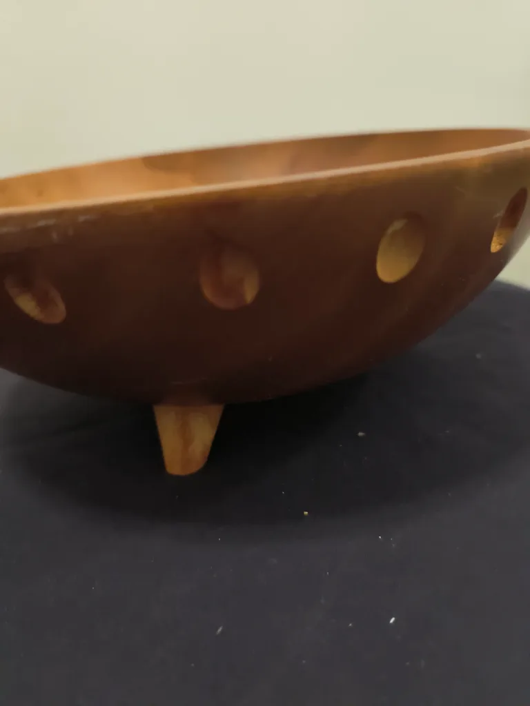 Wooden Salad Bow Set with Fork and Spoon and serving bowls image indicator(3)