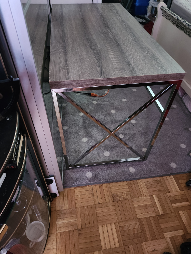 Wood and Metal Desk - photo 3