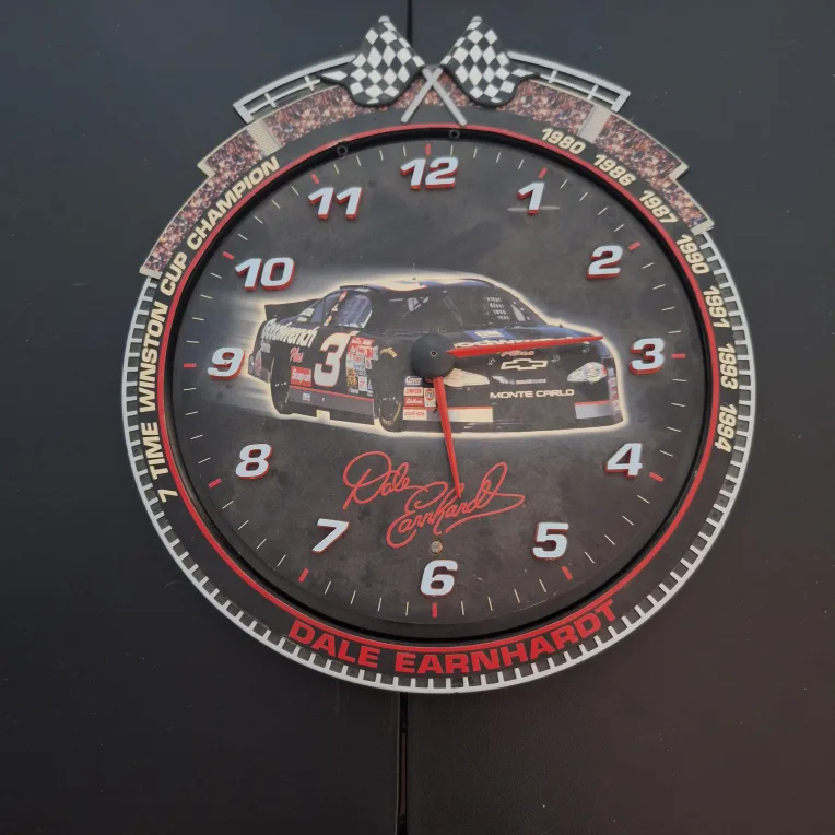 Dale Earnhardt Monte Carlo Wall Clock thumbnail