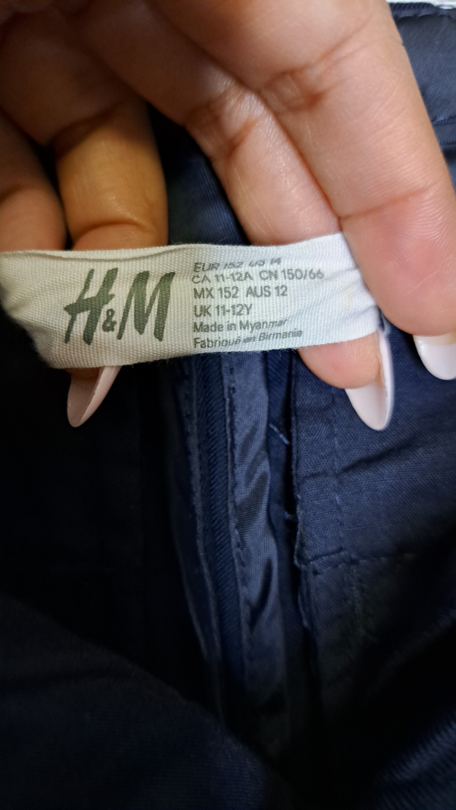 H&M Navy Blue Pants - Size 11-12 Years - photo 3