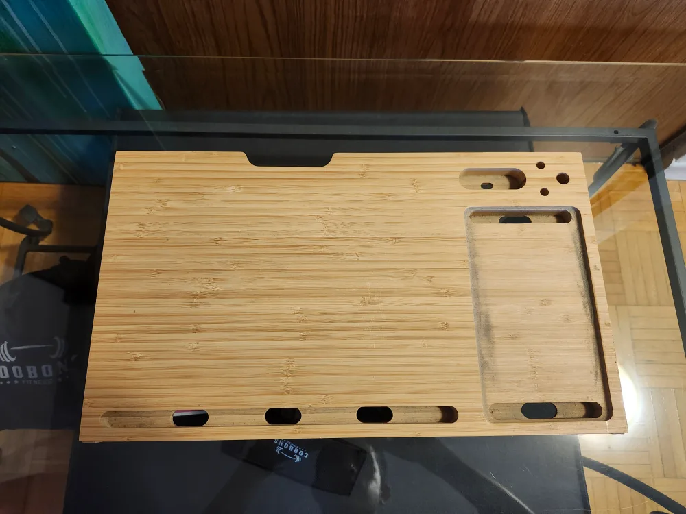 Bamboo Laptop Stand and Desk Organizer image indicator(2)