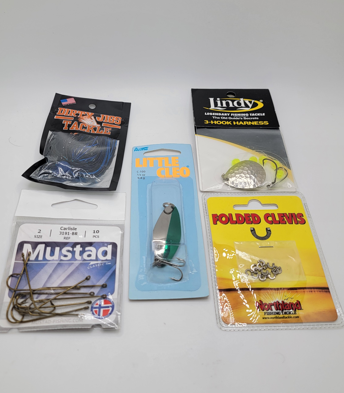 Fishing Tackle Bundle – Lures, Hooks, Clevis & More | Mustad,