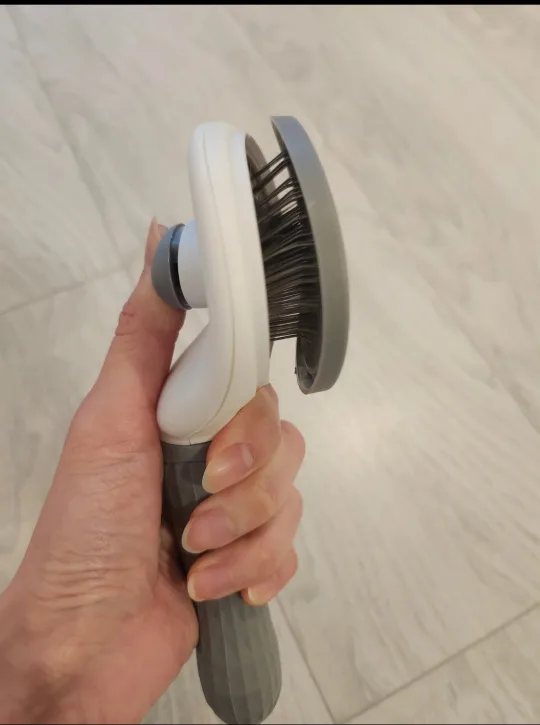 Pet Grooming Brush - Self Cleaning Slicker Brush image indicator(2)