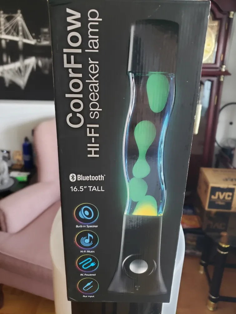 tzumi ColorFlow Hi-Fi Speaker Lamp - 16.5" Tall image indicator(2)