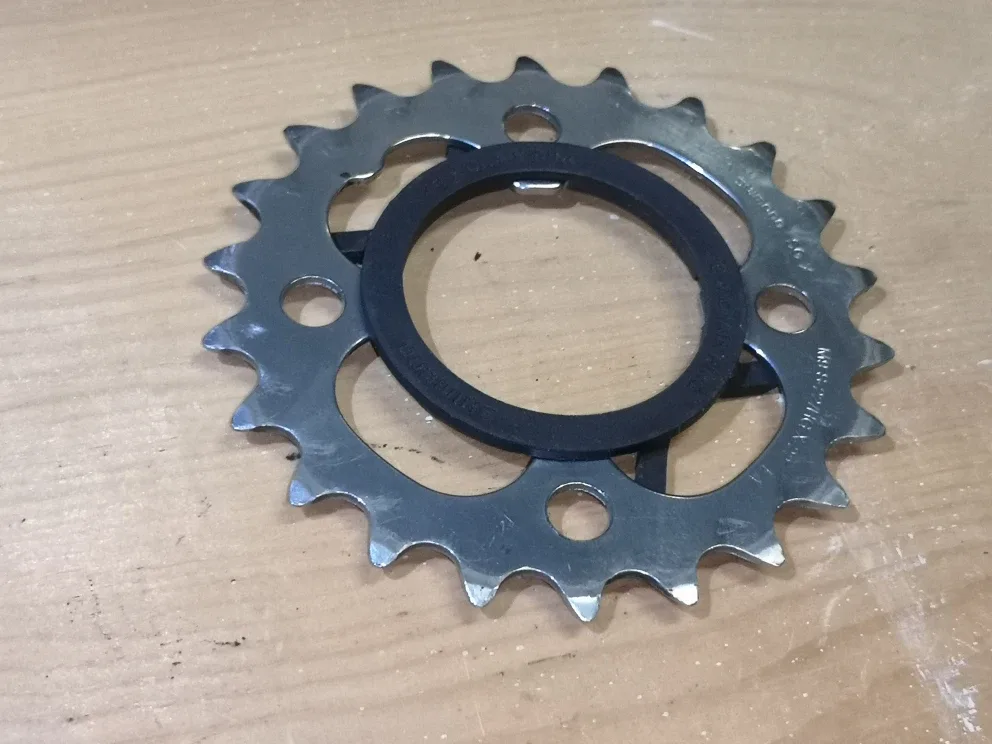 Bicycle Chainring 22 Tooth Cog Shimano Gear image indicator(9)