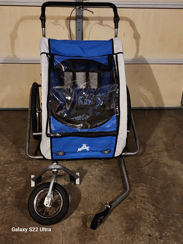 Aosom Bike Trailer - Blue & White - photo 2
