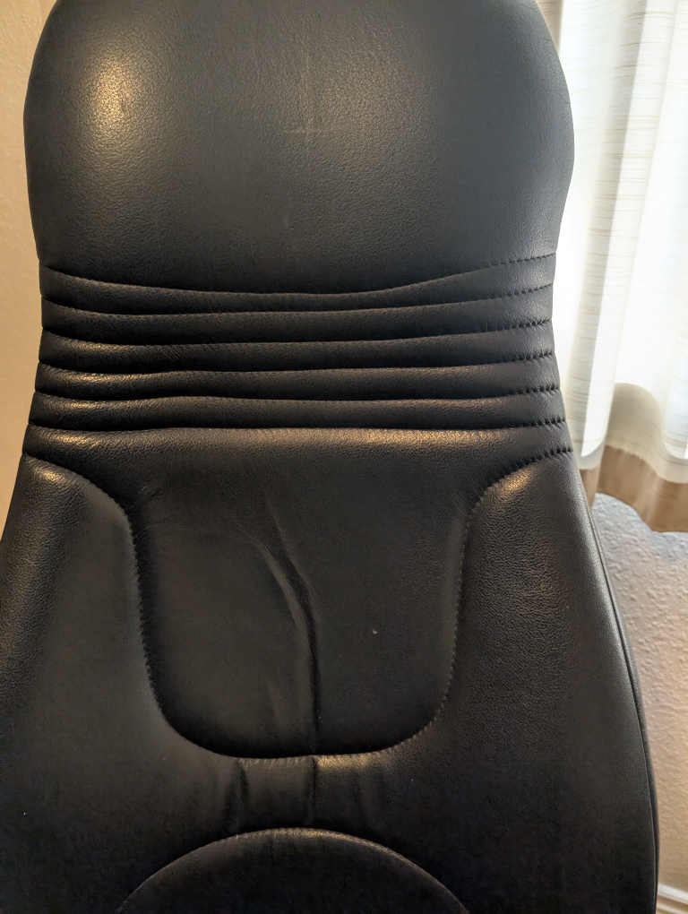 Black Leather Office Chair - photo 4