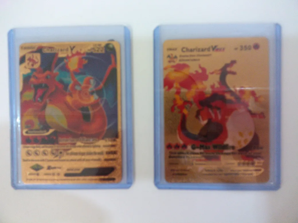 Charizard VMAX & Charizard Y Gold Pokemon Card thumbnail