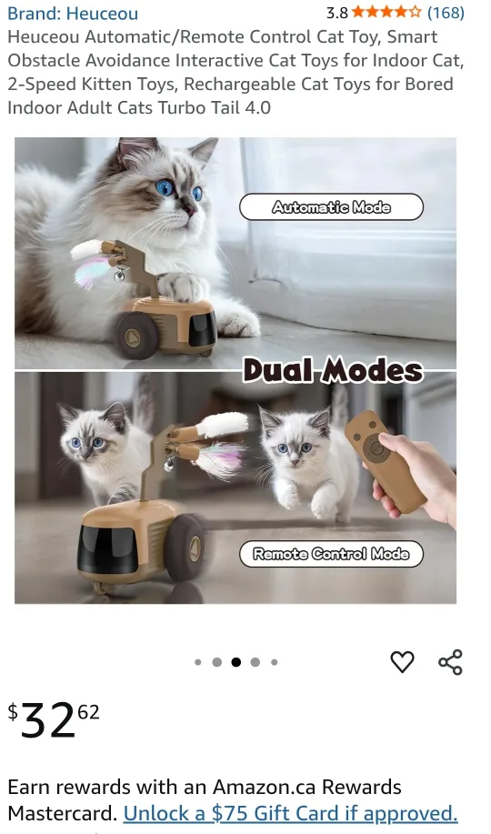 RC Automatic Cat Toy image indicator(2)