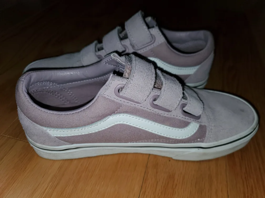 Vans Old Skool Lavender Velcro Shoes image indicator(2)