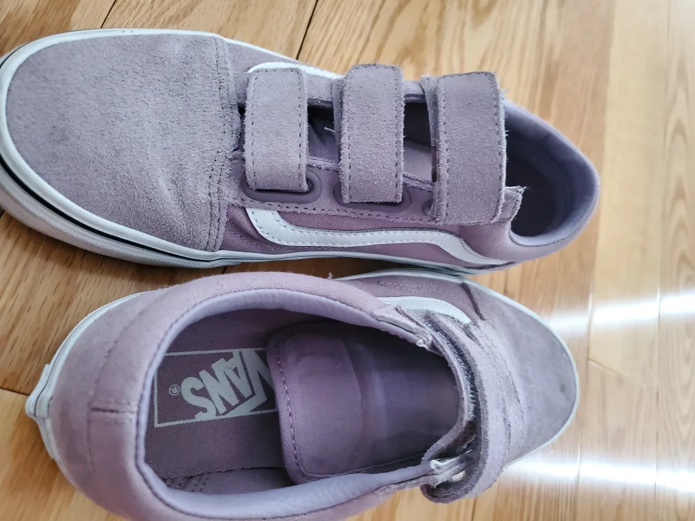 Vans Old Skool Lavender Velcro Shoes image indicator(6)