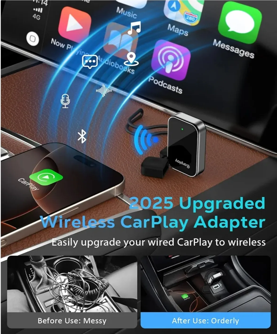 Wireless CarPlay Adapter - Upgrade Your Car! image indicator(2)