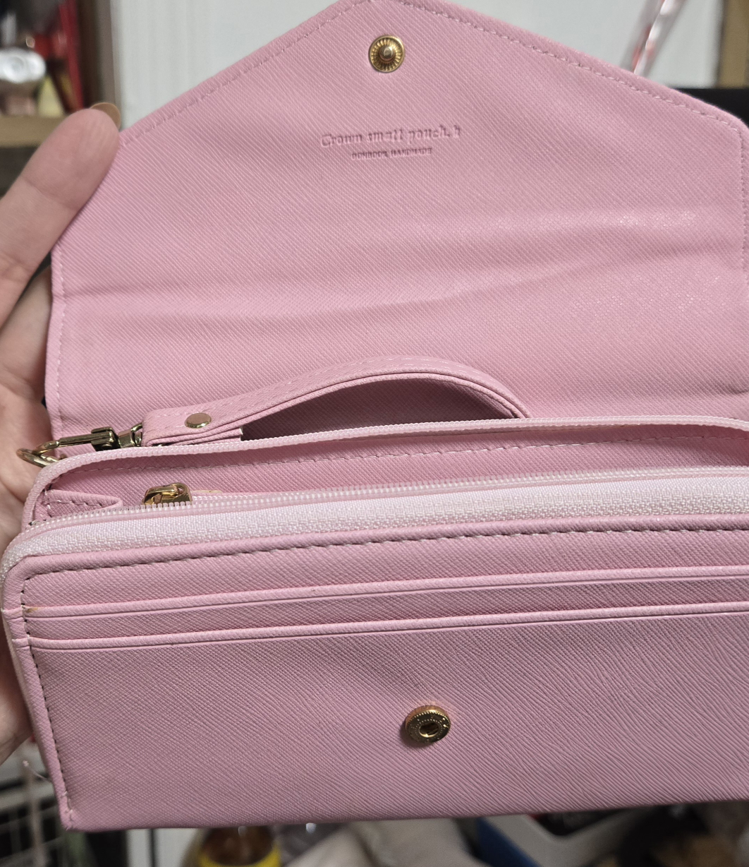 Crown Small Pouch Pink Wallet - photo 2