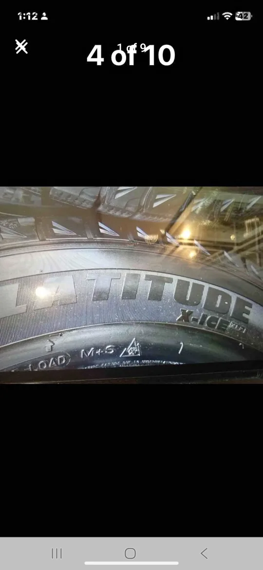 Michelin Latitude X-Ice Winter Tires 235/65R17 image indicator(2)