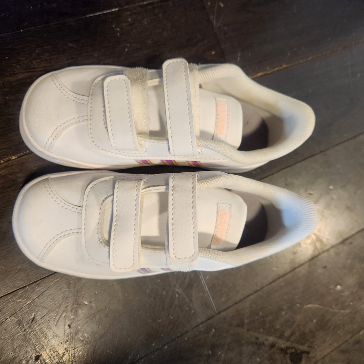 Adidas Court Shoes - White - Size 10K - photo 2