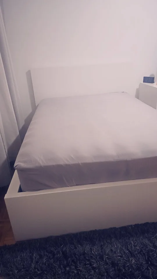 White Bed Frame full- free thumbnail