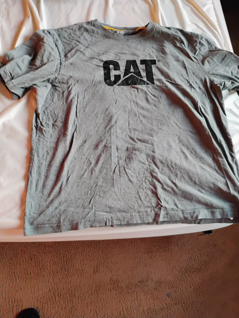 CAT Grey T-Shirt - XL