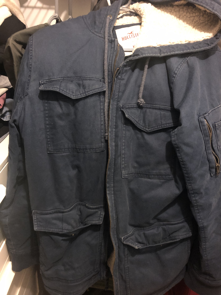 Hollister Sherpa-Lined Parka - Size M and L