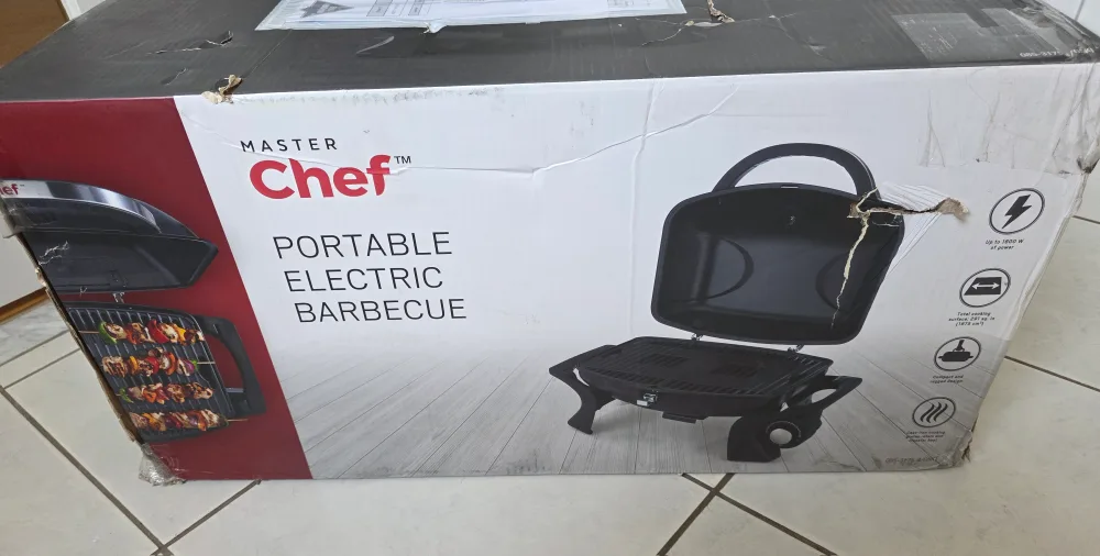 *NEW* MASTER Chef Portable Electric Barbecue 1800W BBQ image indicator(6)