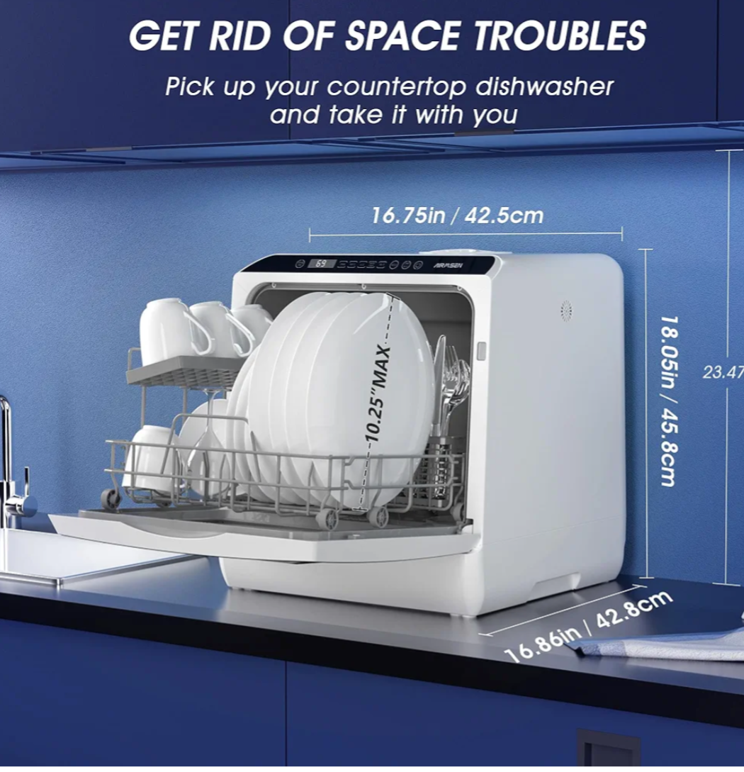 AIRMSEN Countertop Dishwasher - Compact & Convenient - photo 2
