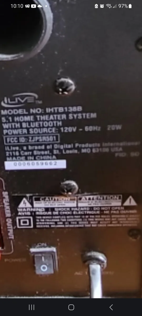 🧡iLive HTB139B Home Theatre System image indicator(7)