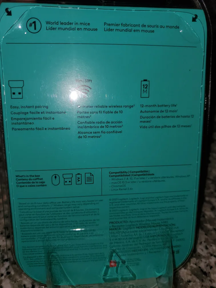 New Logitech M185 Wireless Mouse image indicator(2)
