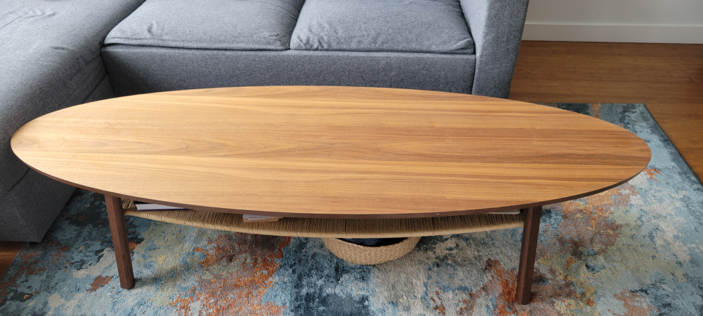 Stockholm walnut coffee table