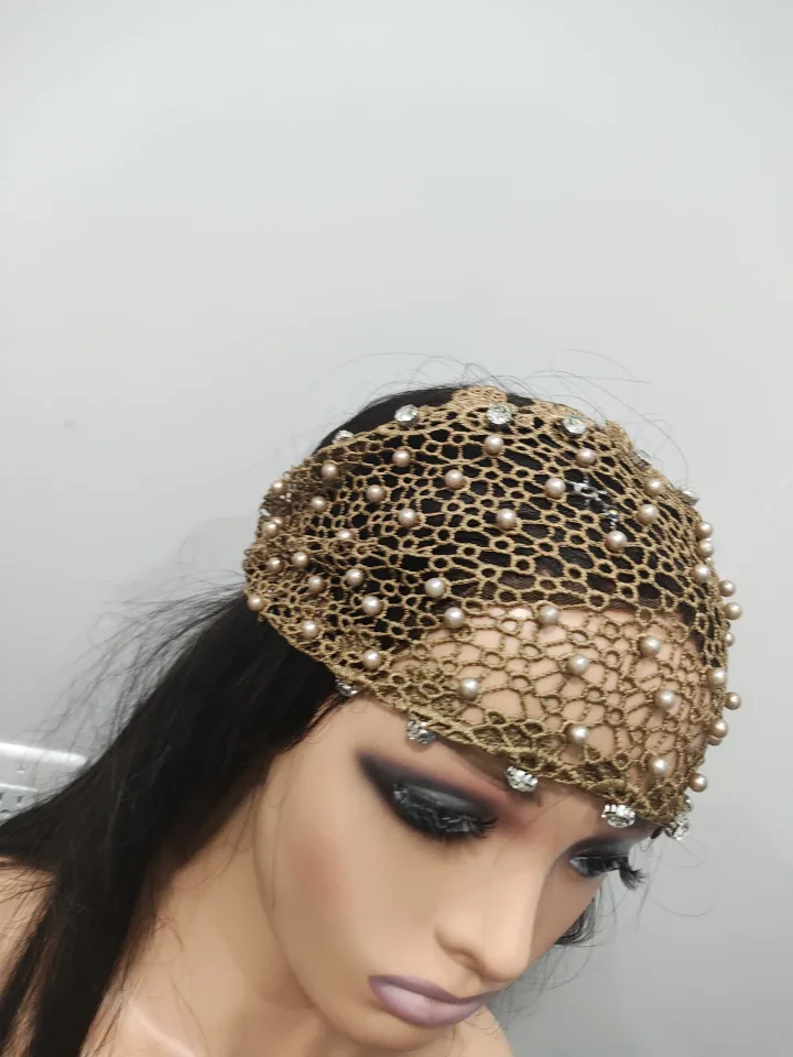 Beaded Crochet Headband image indicator(2)