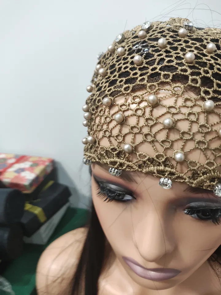 Beaded Crochet Headband image indicator(3)