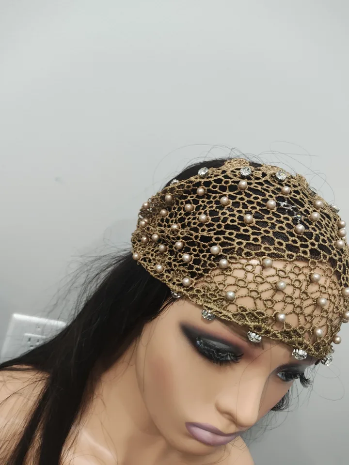 Beaded Crochet Headband image indicator(5)