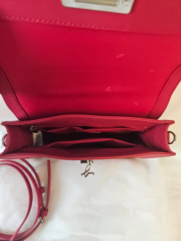 Agnès b. Red Leather Handbag image indicator(5)