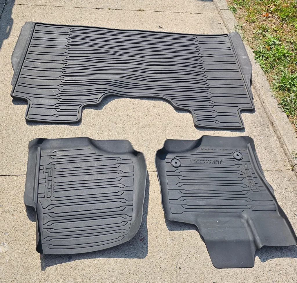 Ford F-150 Black Rubber Floor Mats thumbnail