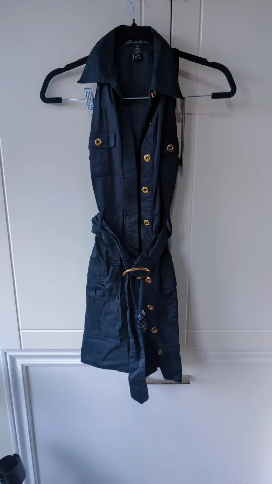 Black Rivet Dress - Black, Size S thumbnail