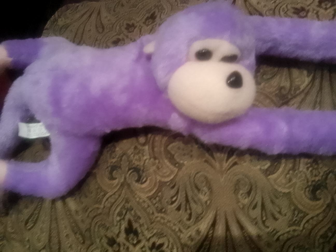 Purple Plush Monkey Toy 🧡 - photo 3