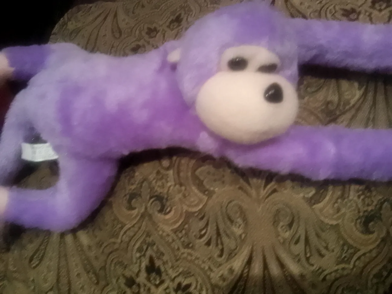 Purple Plush Monkey Toy �🧡 image indicator(3)